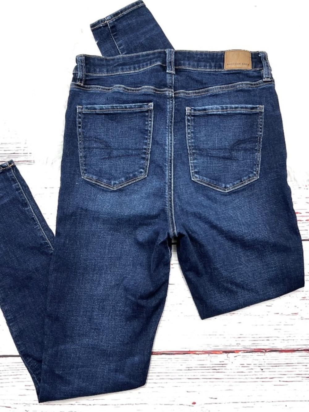 👖|•AMERICAN EAGLE•| Super High Rise Skinny Jeans Size 8 XLong👖